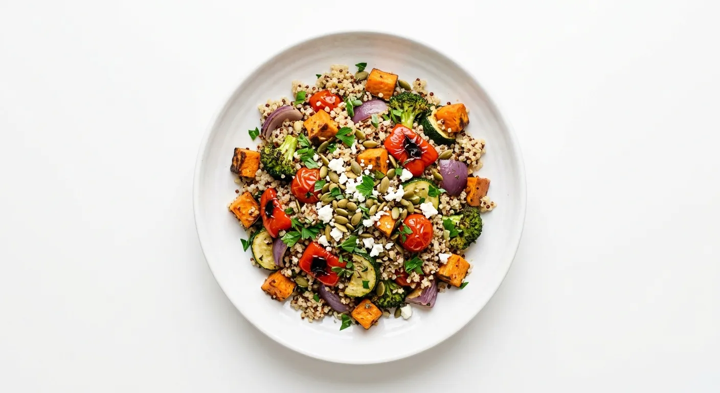 Roasted Winter Vegetable and Quinoa Pilaf