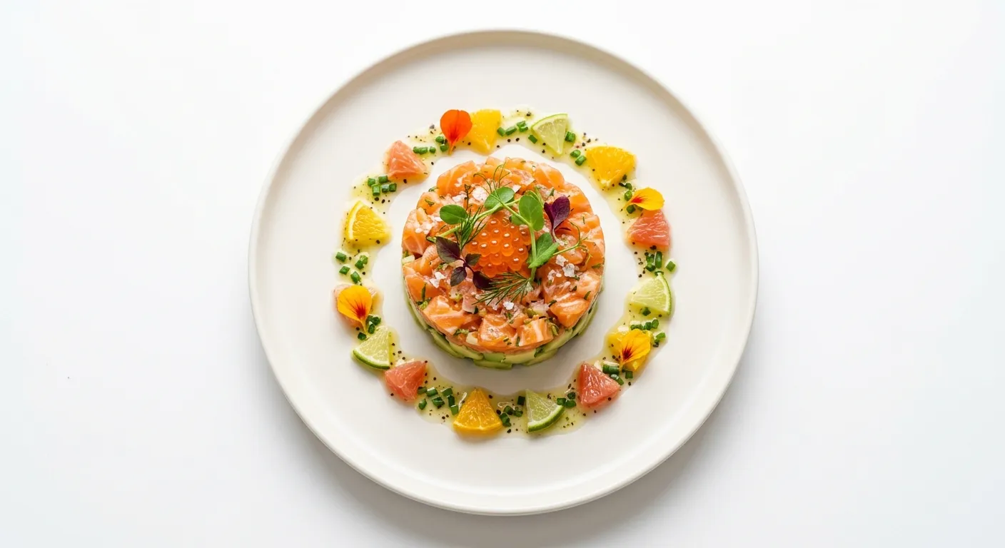 Salmon Tartare with Avocado and Citrus