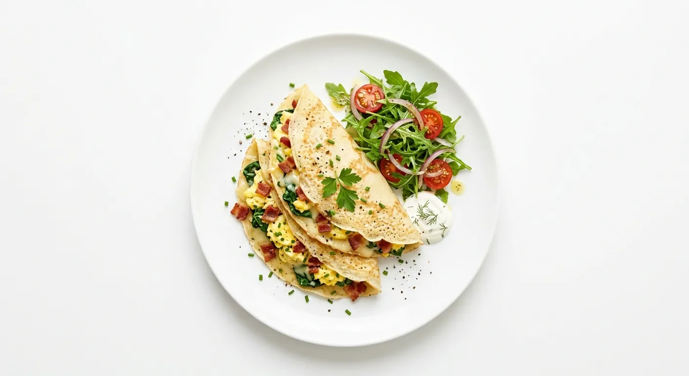 Savory Autumn Breakfast Crepes
