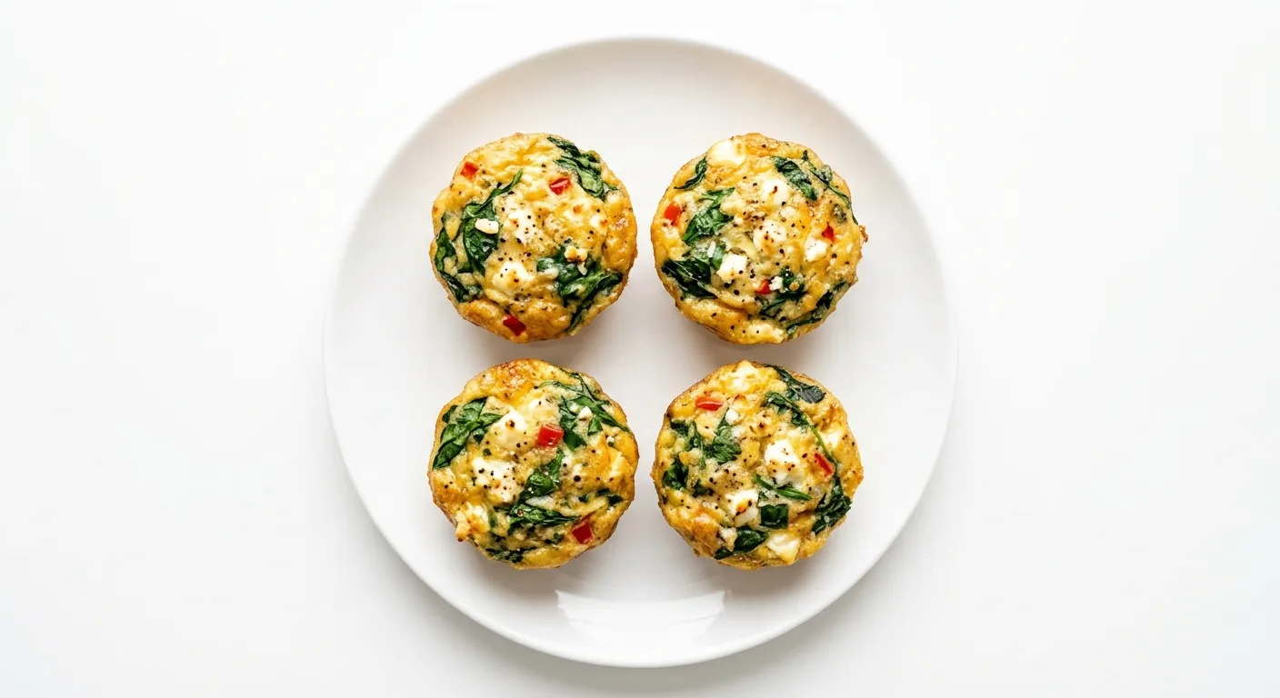 Savory Breakfast Egg Muffins with Spinach and Feta
