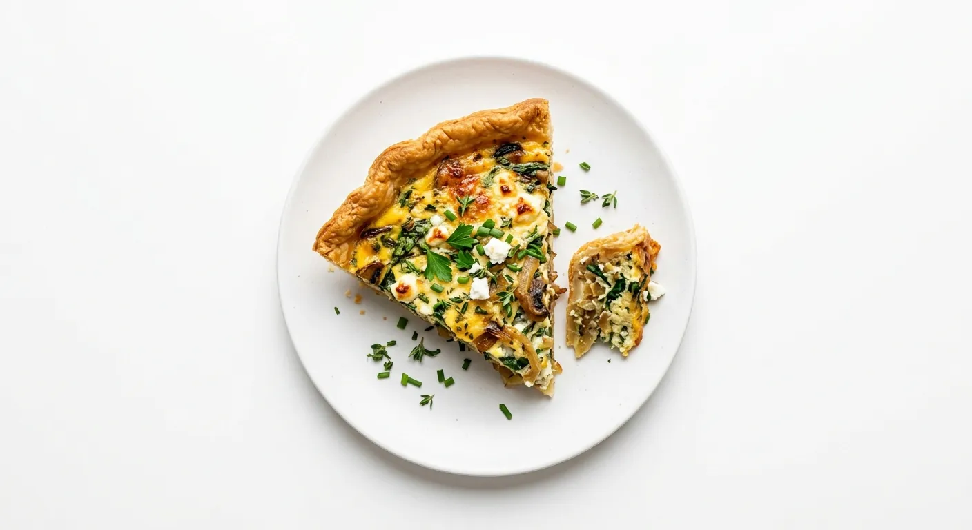 Savory Herb and Goat Cheese Breakfast Tart