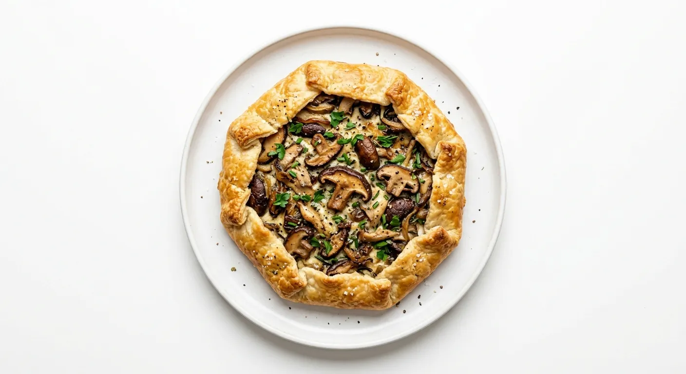 Savory Herb and Mushroom Breakfast Galette
