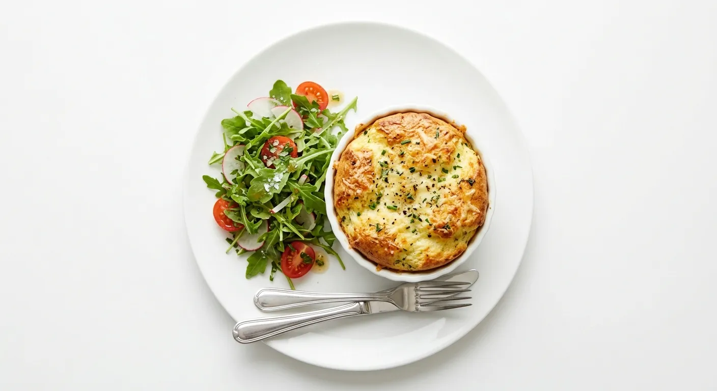 Savory Herb and Ricotta Breakfast Soufflé