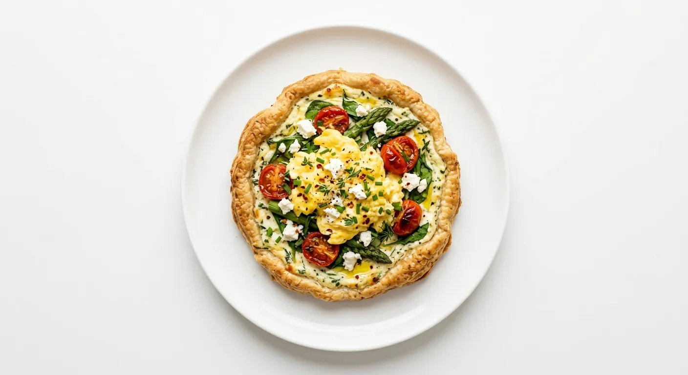 Savory Herb and Ricotta Breakfast Tart