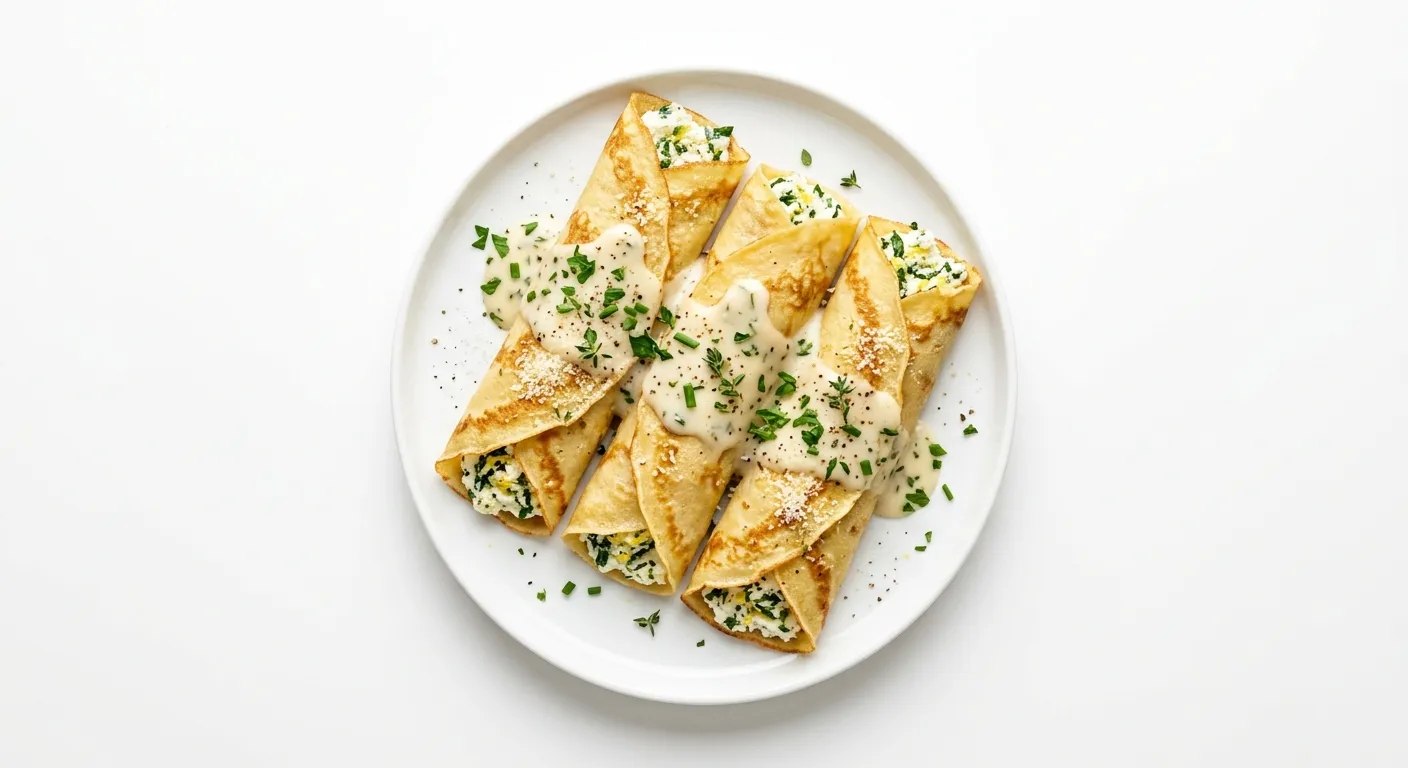Savory Herb and Ricotta Stuffed Crepes