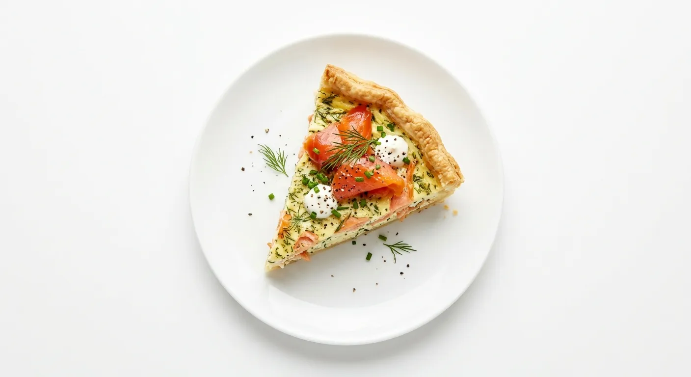 Savory Herb and Smoked Salmon Breakfast Tart