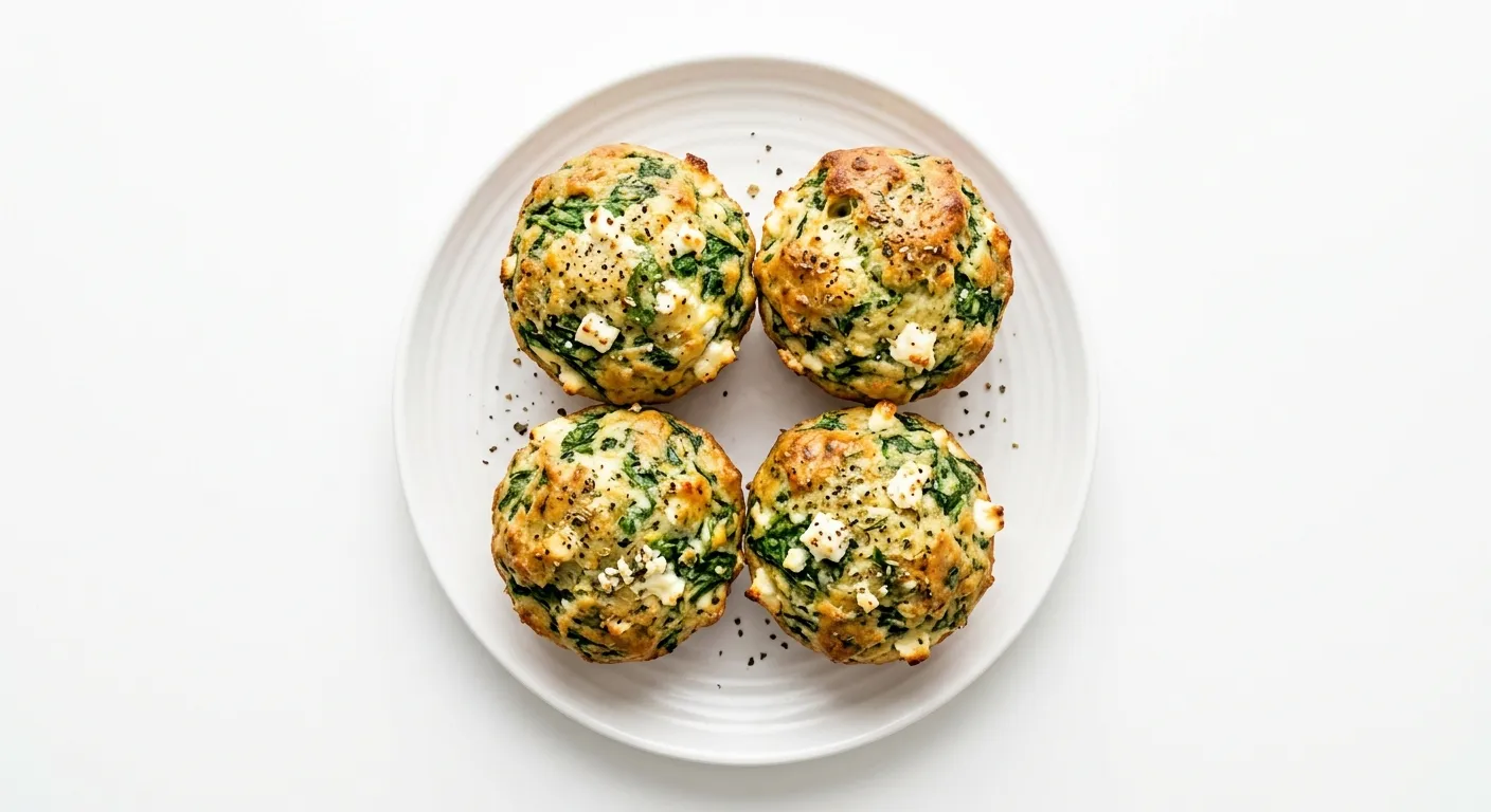 Savory Spinach and Feta Breakfast Muffins