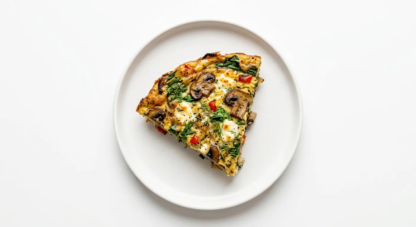 Savory Spinach and Mushroom Breakfast Frittata