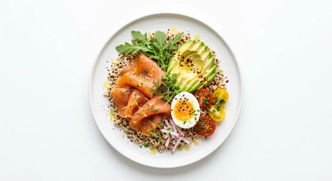Smoked Salmon and Avocado Breakfast Bowl