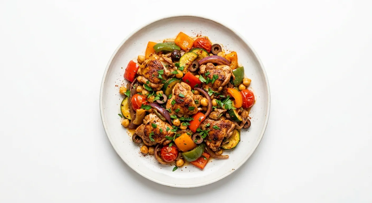 Spanish Chicken and Vegetable Stir-Fry