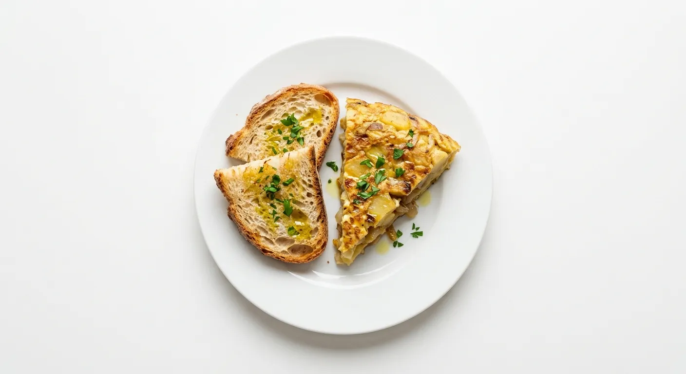 Spanish Omelette with Breakfast Bread