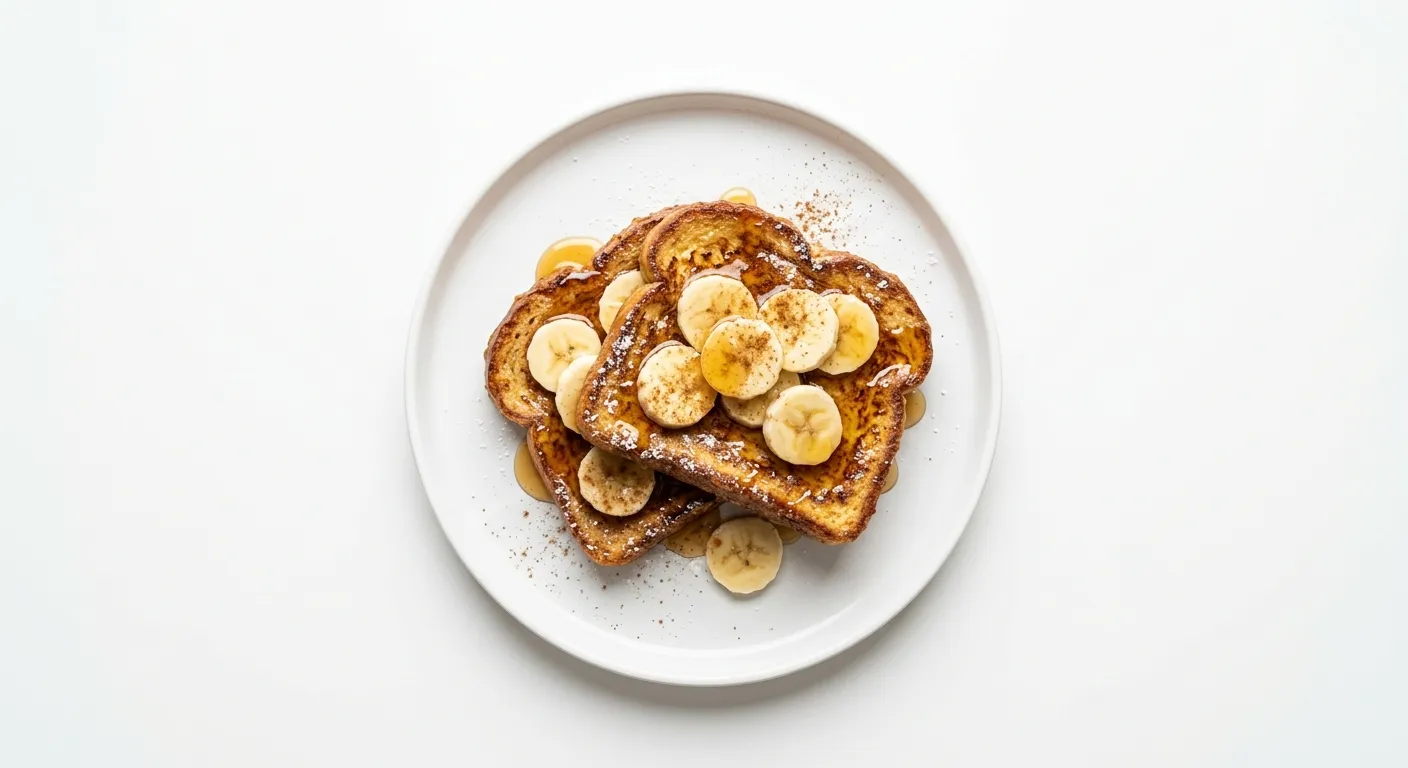 Speedy French Toast with Banana and Honey