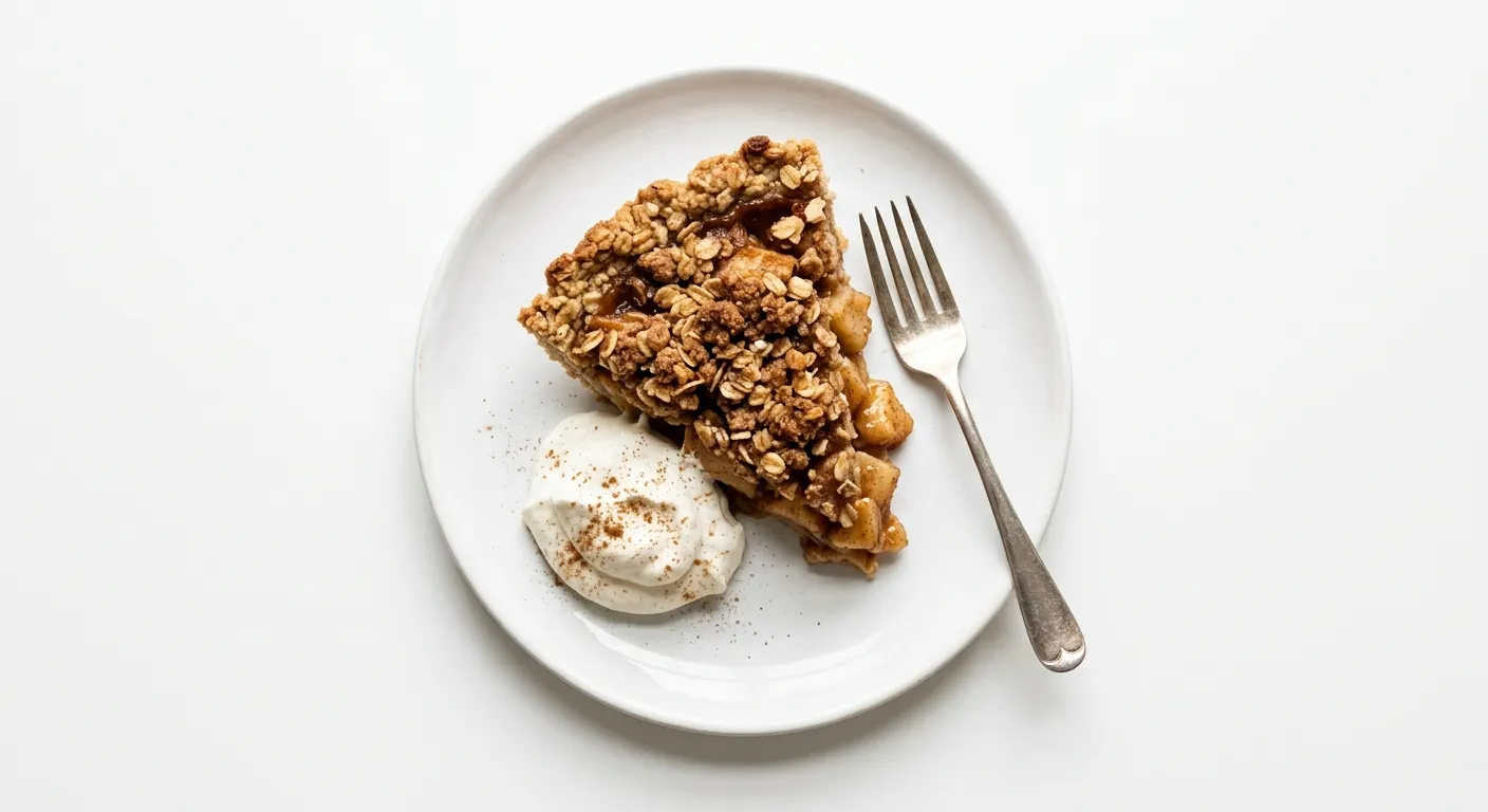 Autumn Spiced Apple and Oatmeal Pie