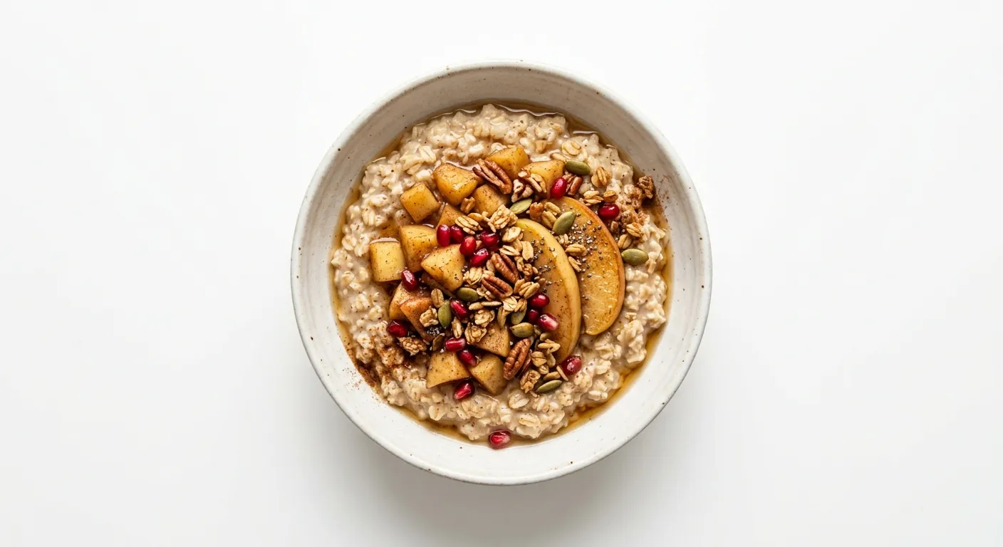 Spiced Apple Cinnamon Oatmeal