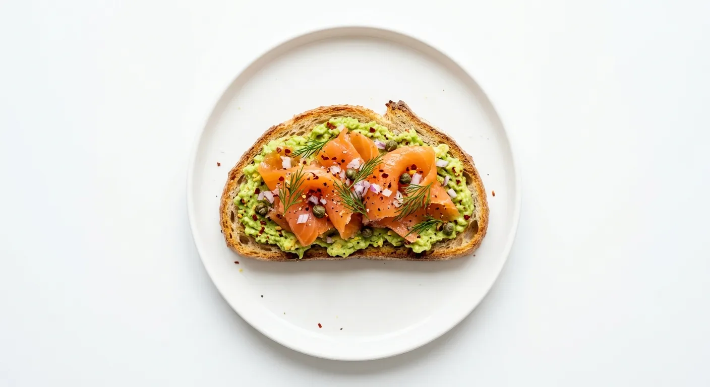 Winter Spiced Avocado and Smoked Salmon Toast