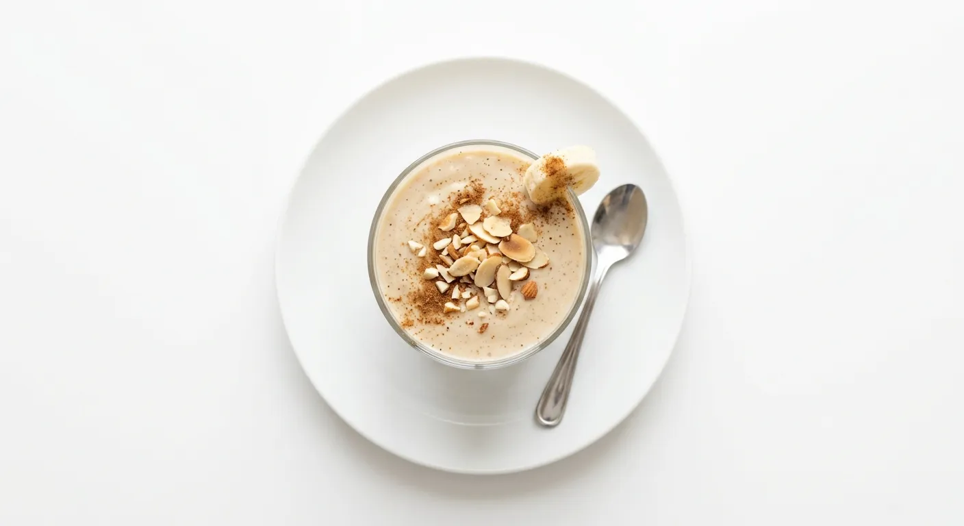 Autumn Spiced Banana and Almond Smoothie