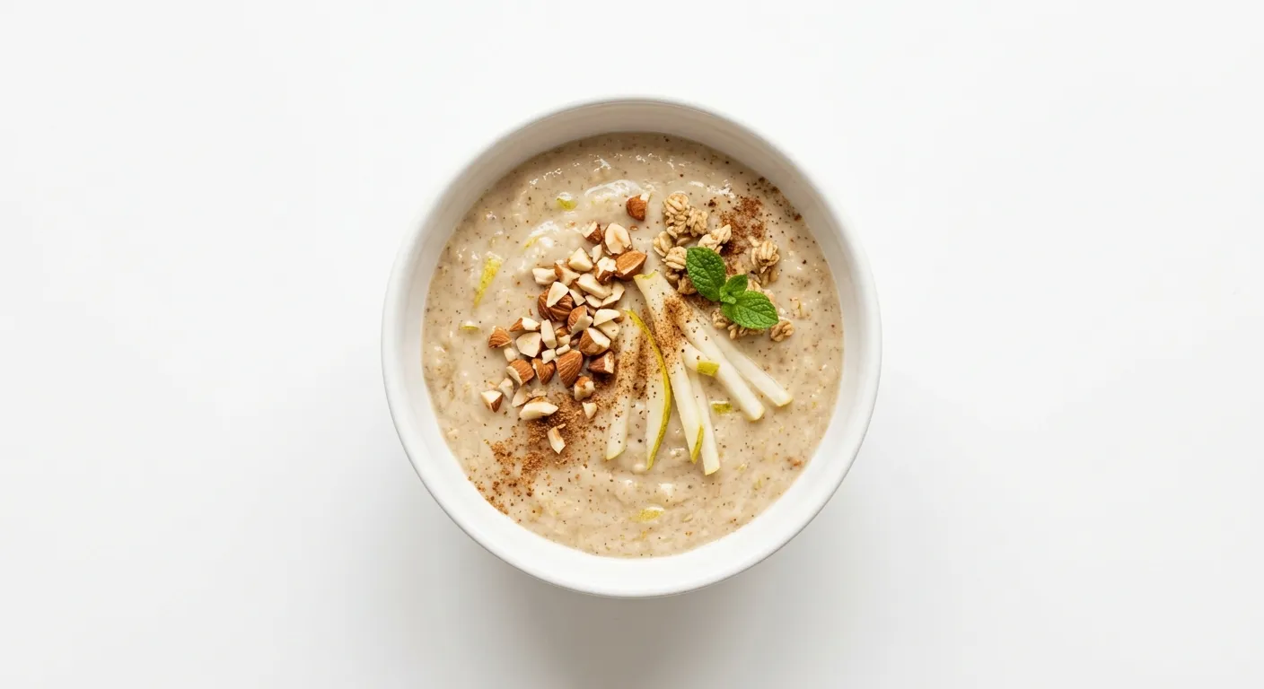 Autumn Spiced Pear and Almond Smoothie