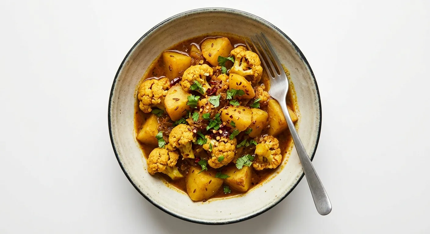 Spiced Potato and Cauliflower Curry