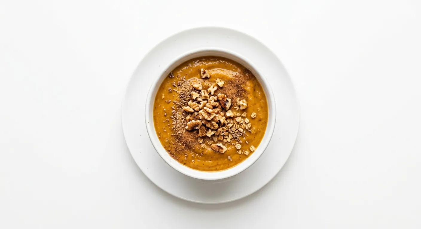Autumn Spiced Pumpkin and Walnut Breakfast Smoothie