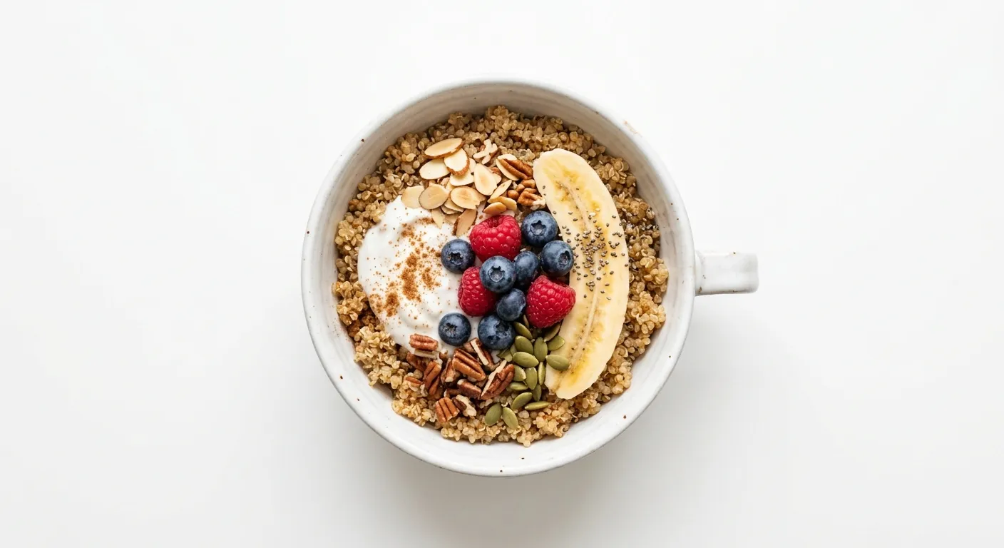 Exotic Spiced Quinoa Breakfast Bowl