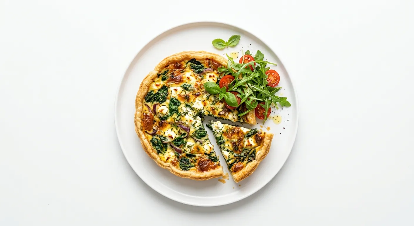 Gourmet Spinach and Feta Breakfast Tart
