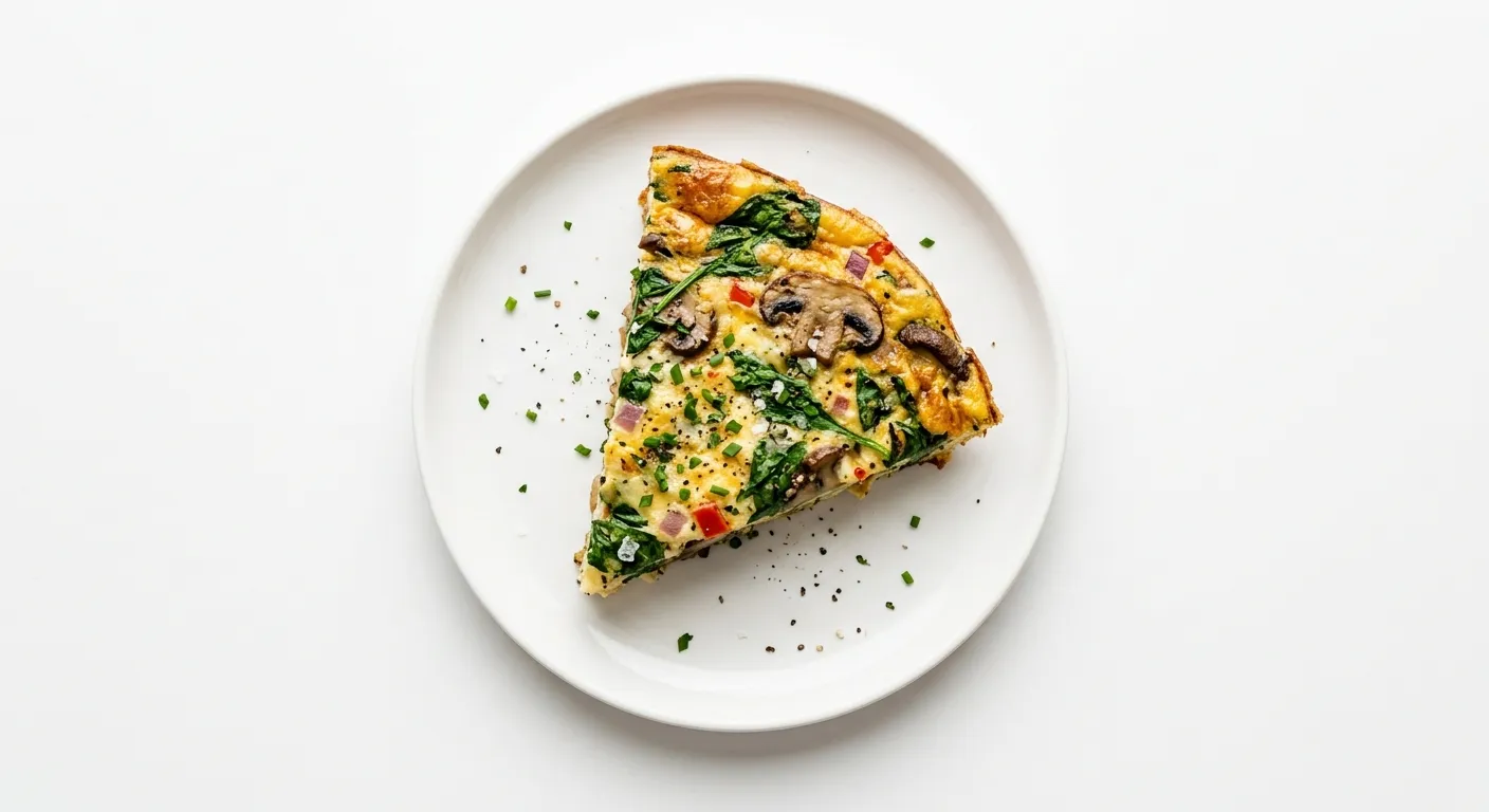 Spinach and Mushroom Breakfast Frittata