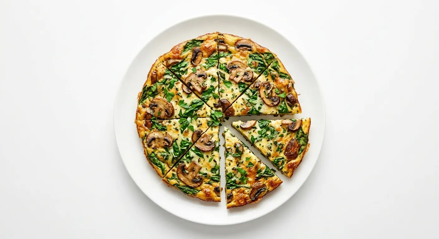 Spinach and Mushroom Frittata