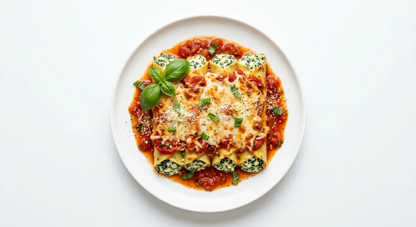 Gourmet Spinach and Ricotta Stuffed Cannelloni
