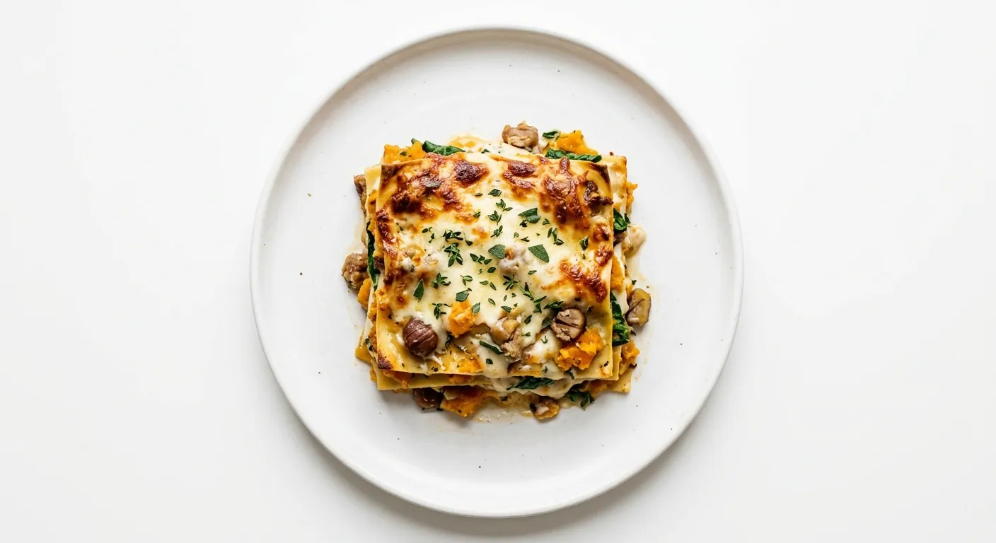 Squash and Chestnut Lasagna