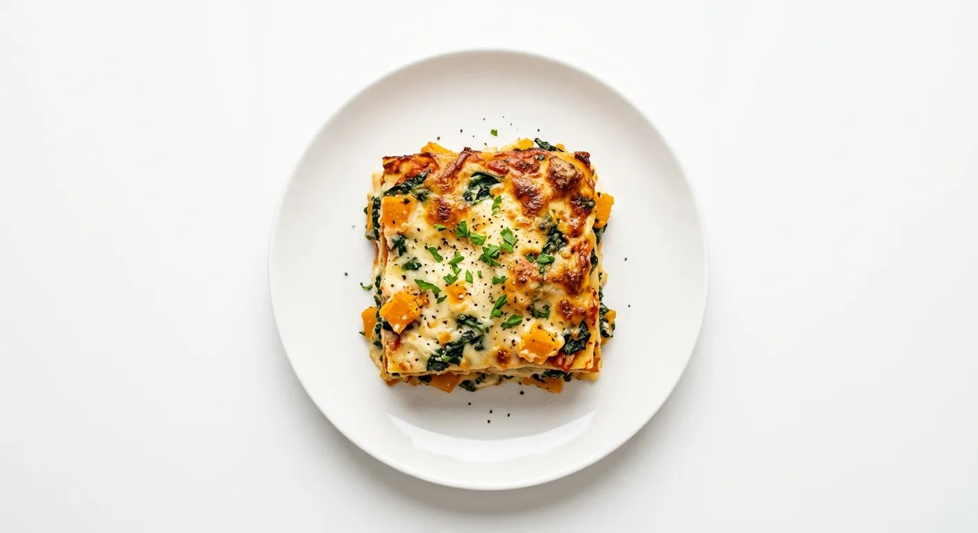 Winter Squash and Spinach Lasagna