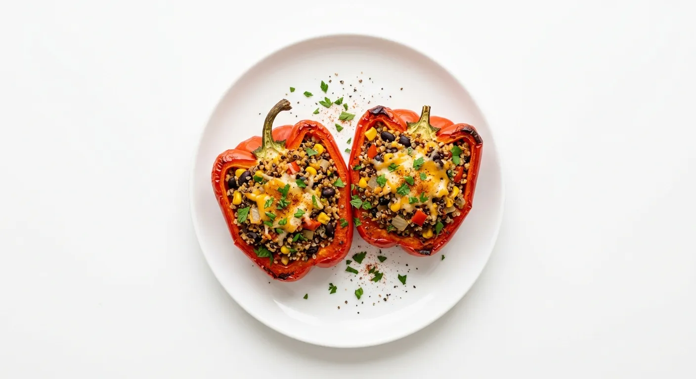 Gourmet Stuffed Bell Peppers with Herbed Quinoa