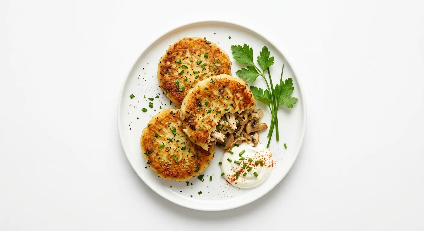 Stuffed Potato Cakes