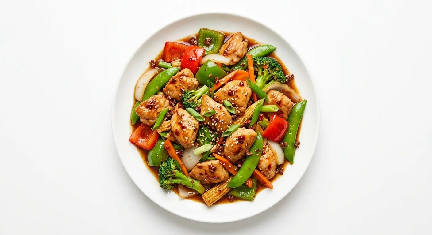 Szechuan Chicken Stir-Fry with Vegetables