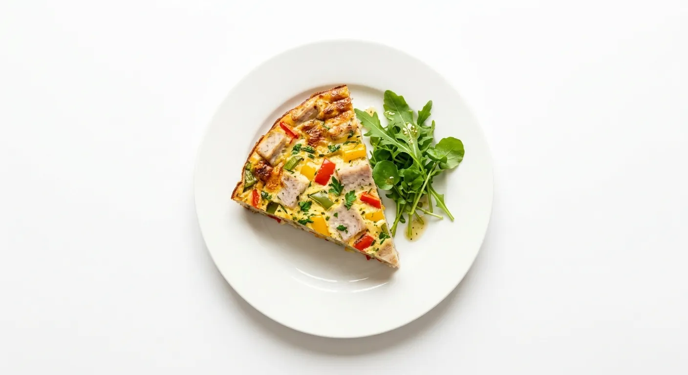 Spicy Taro and Bell Pepper Frittata