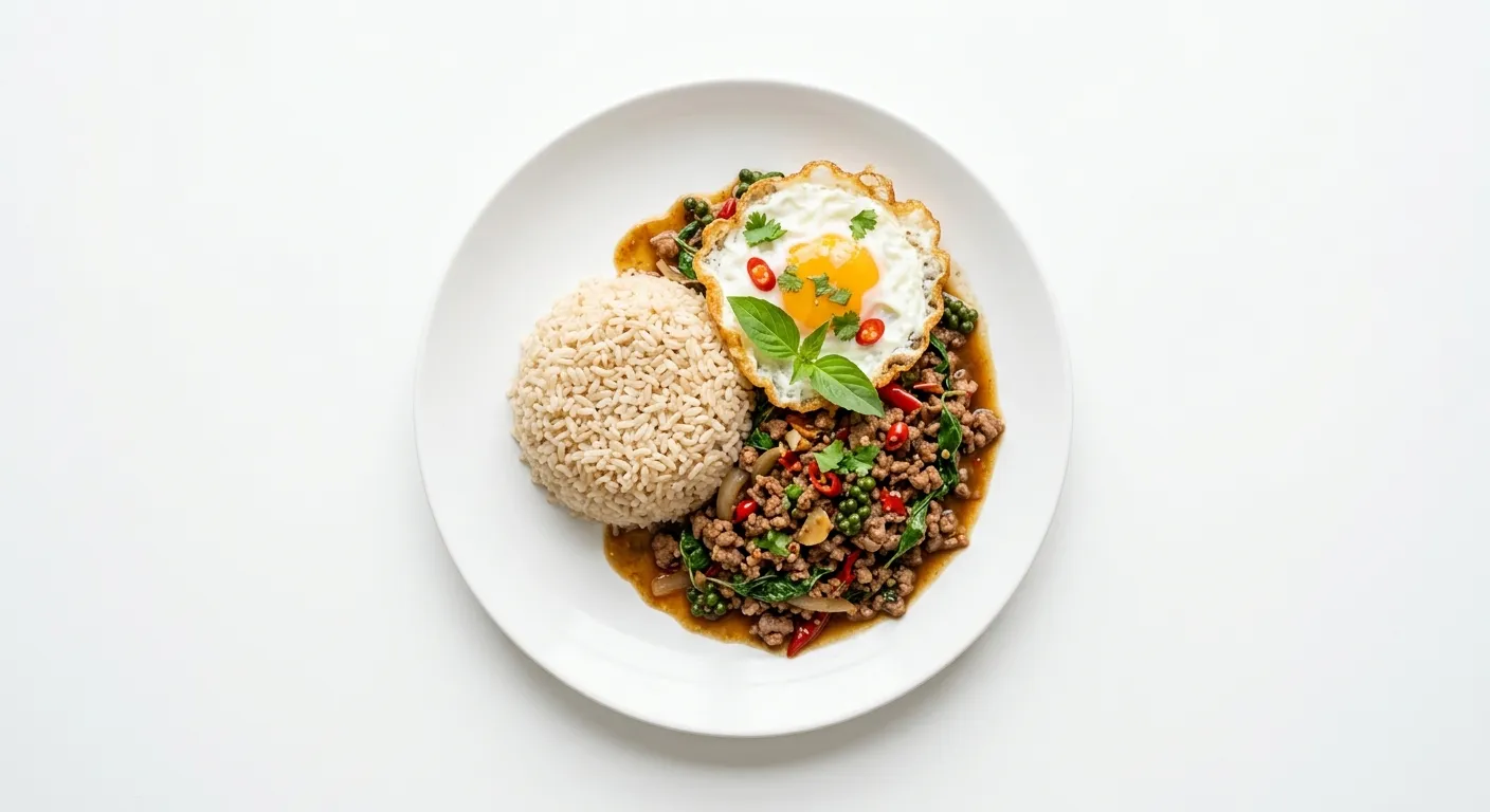 Thai Basil Beef with Brown Rice