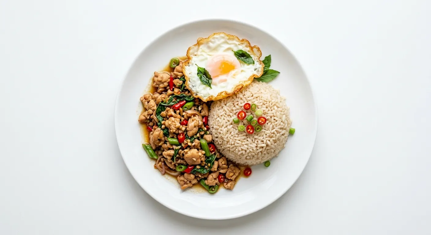 Thai Basil Chicken with Brown Rice