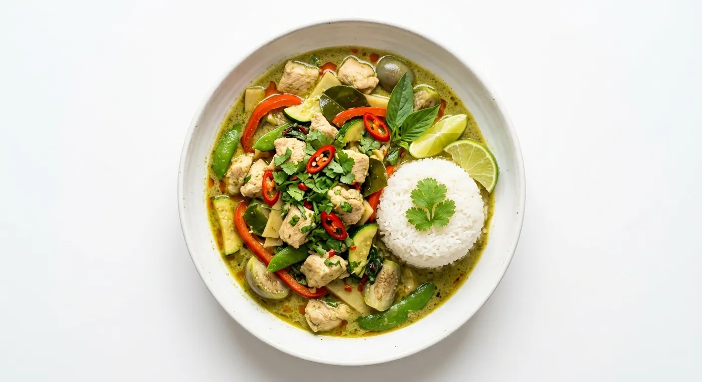 Thai-Inspired Chicken and Vegetable Curry