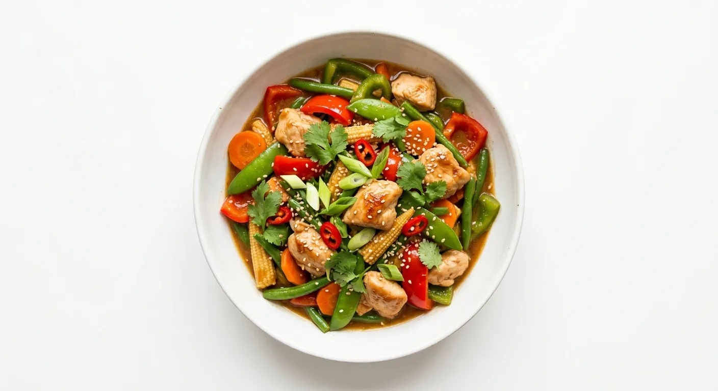 Thai-Inspired Chicken and Vegetable Stir-Fry