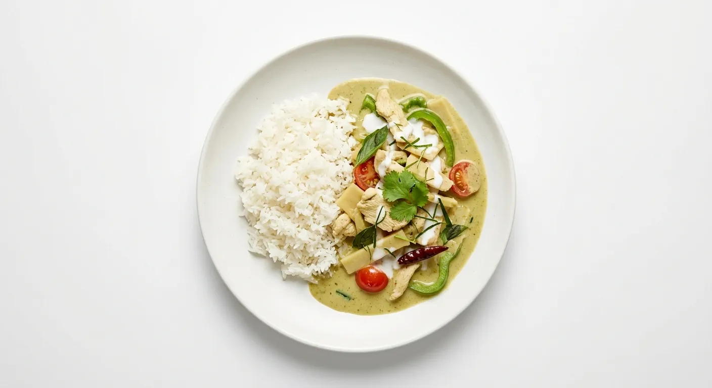 Thai Green Curry Chicken with Jasmine Rice