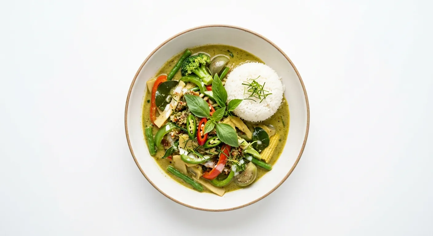 Thai Green Curry with Seasonal Vegetables