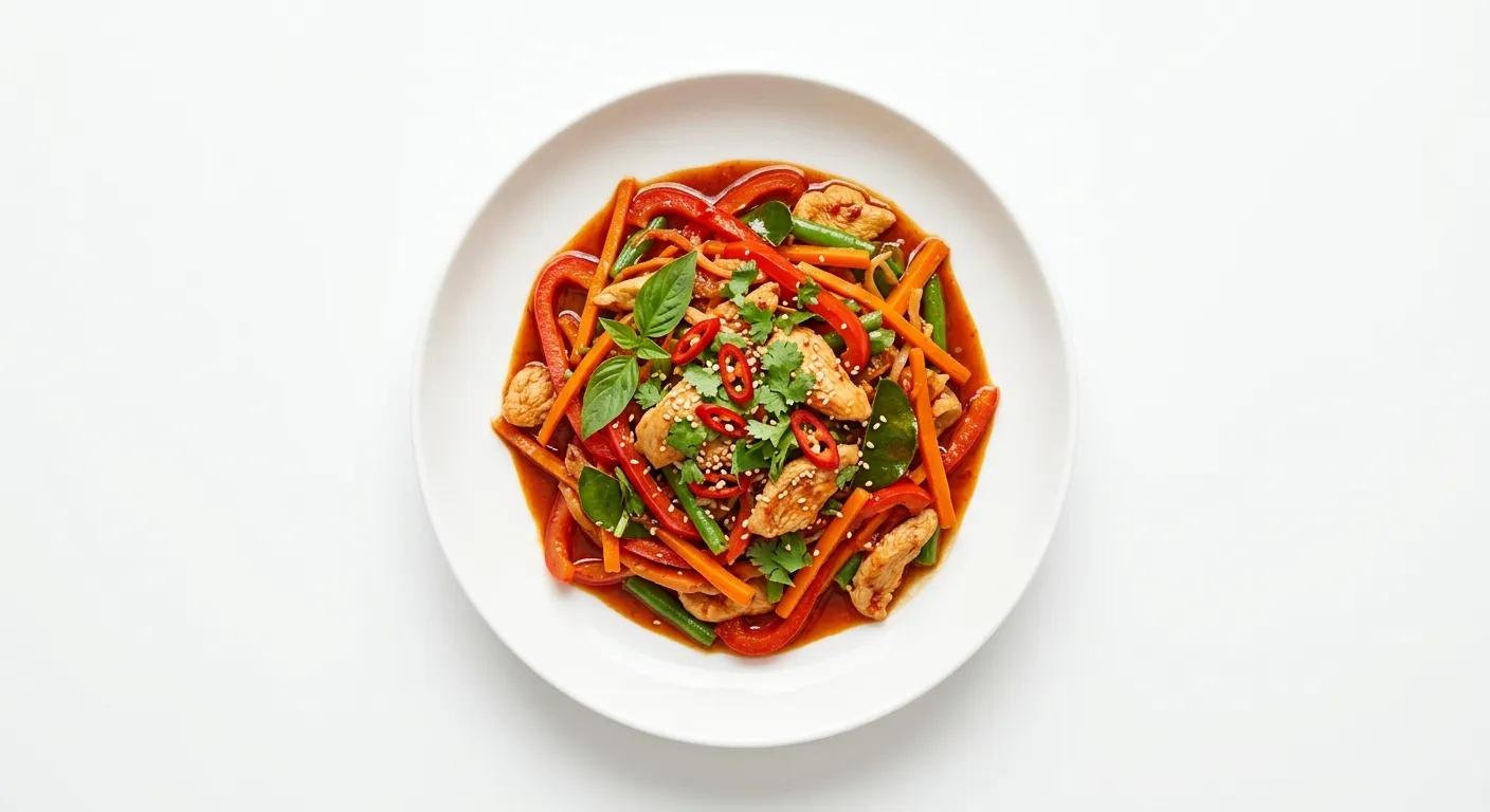 Thai Red Pepper and Carrot Stir-Fry