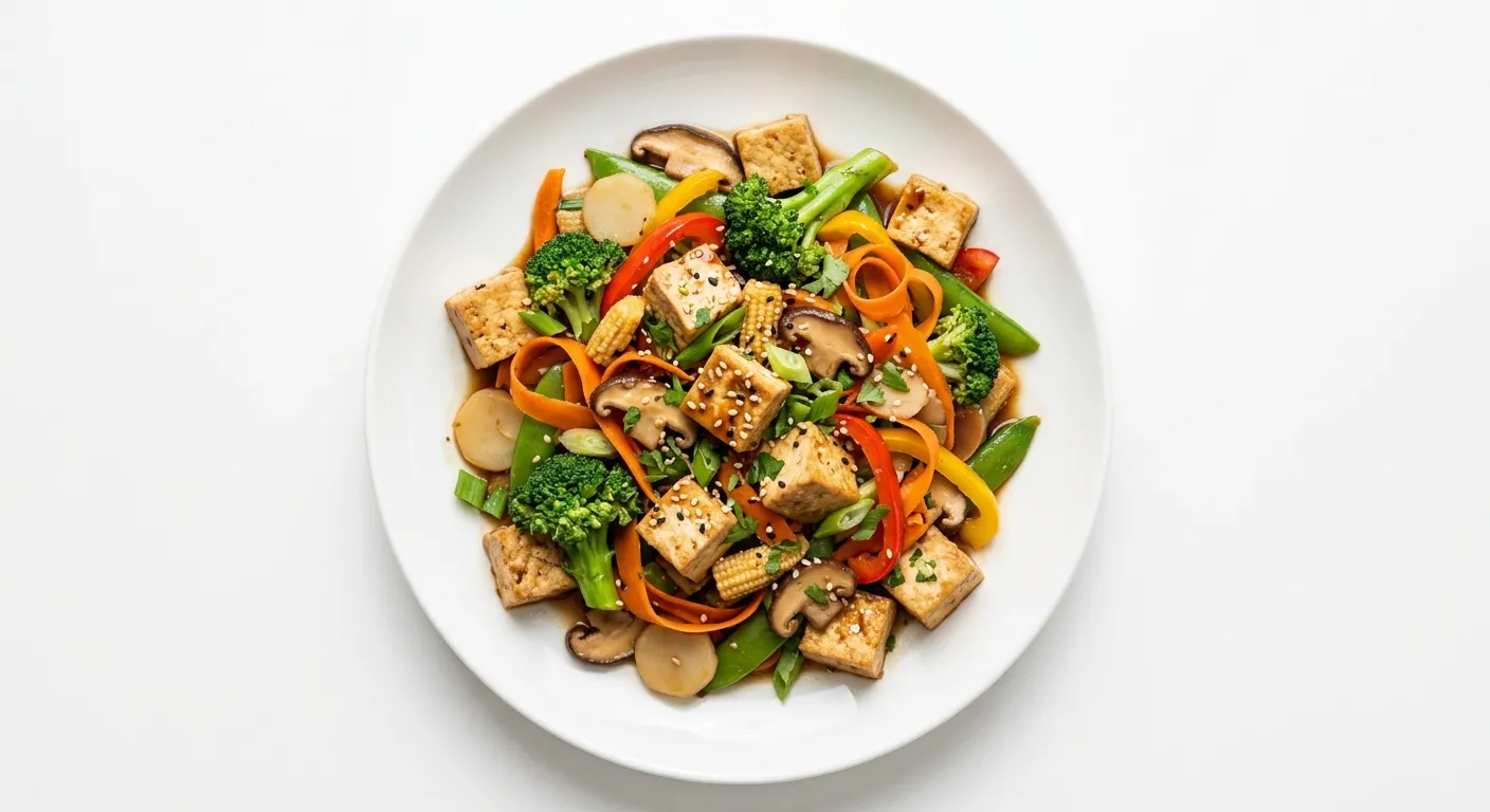 Spicy Tofu Stir-Fry with Vegetables