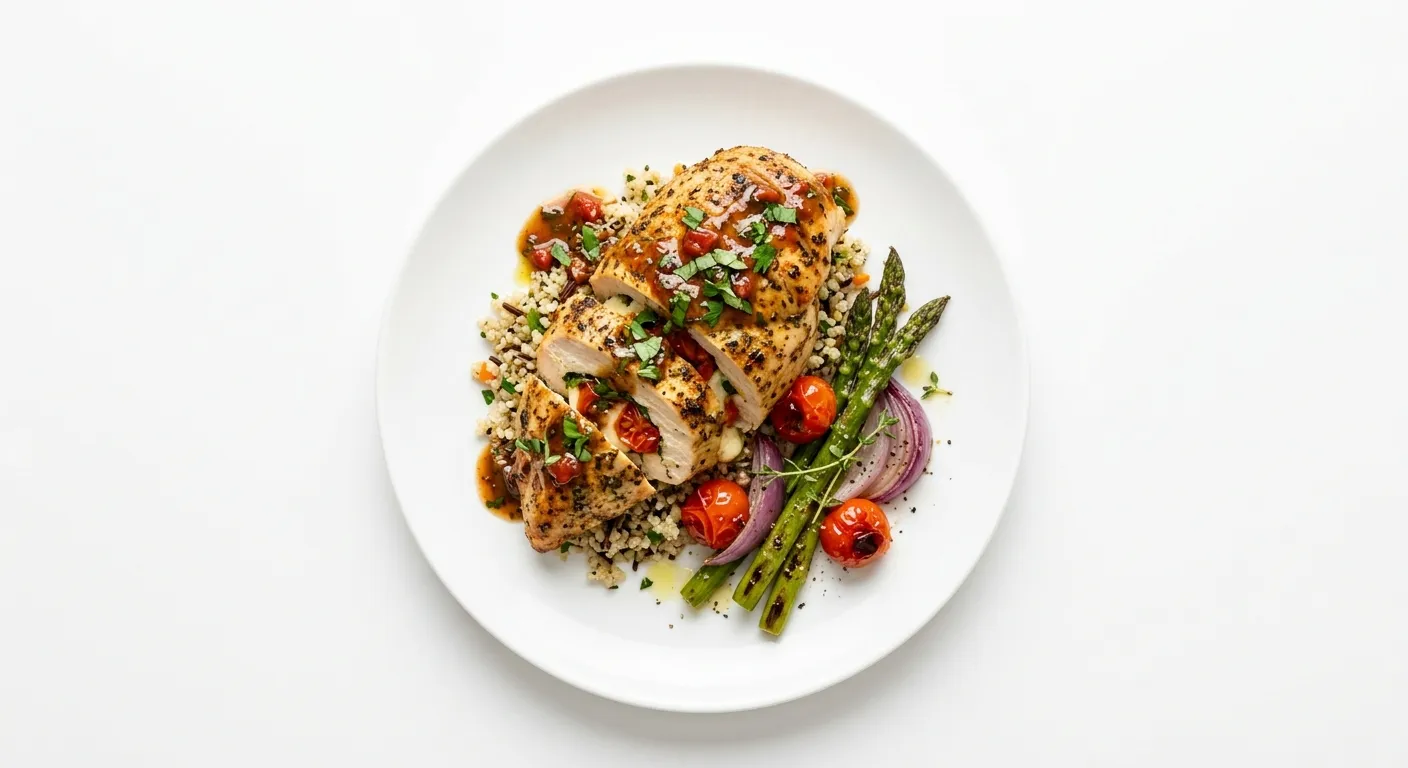 Autumn Tomato and Herb Stuffed Chicken Breast