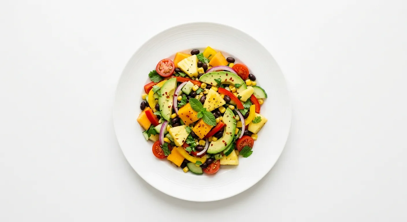 Tropical Vegetable and Fruit Salad