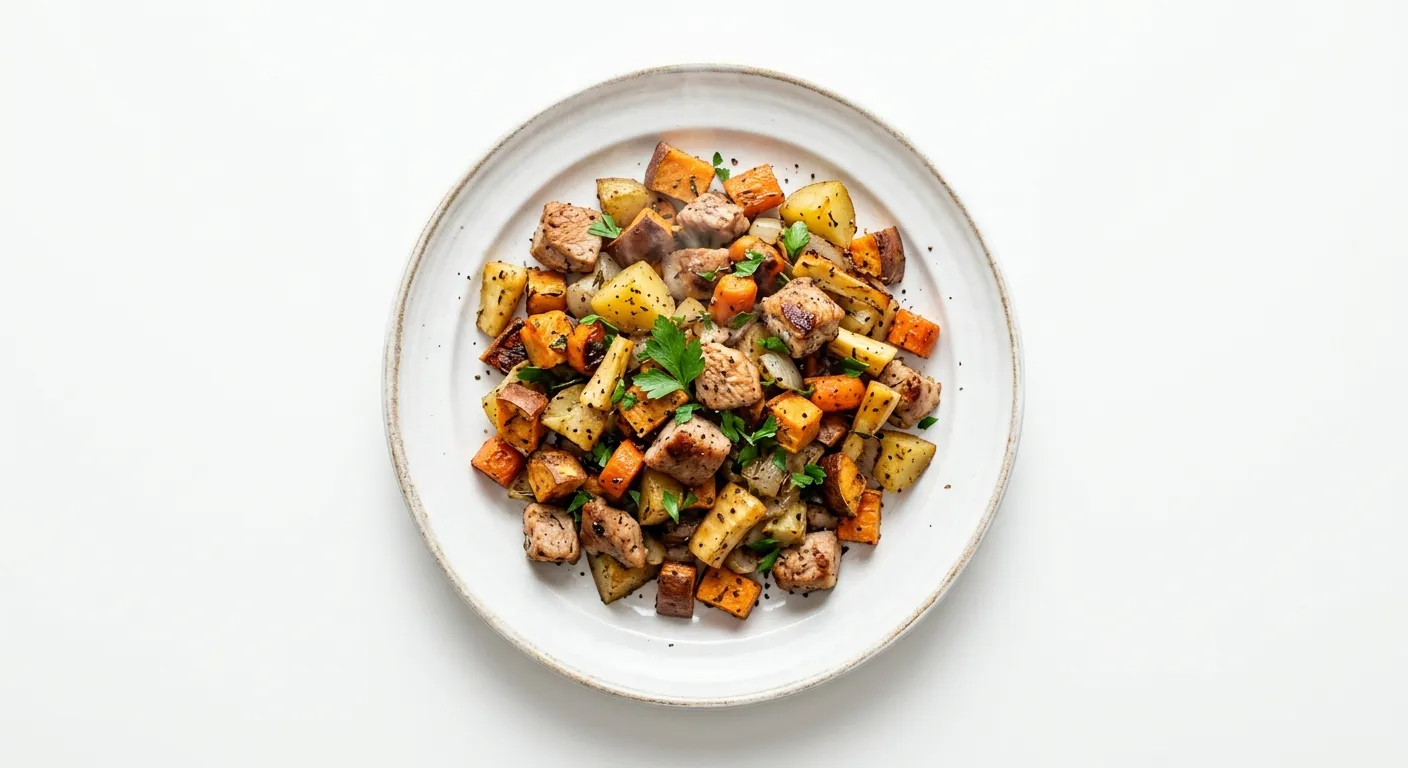 Turkey and Root Vegetable Hash