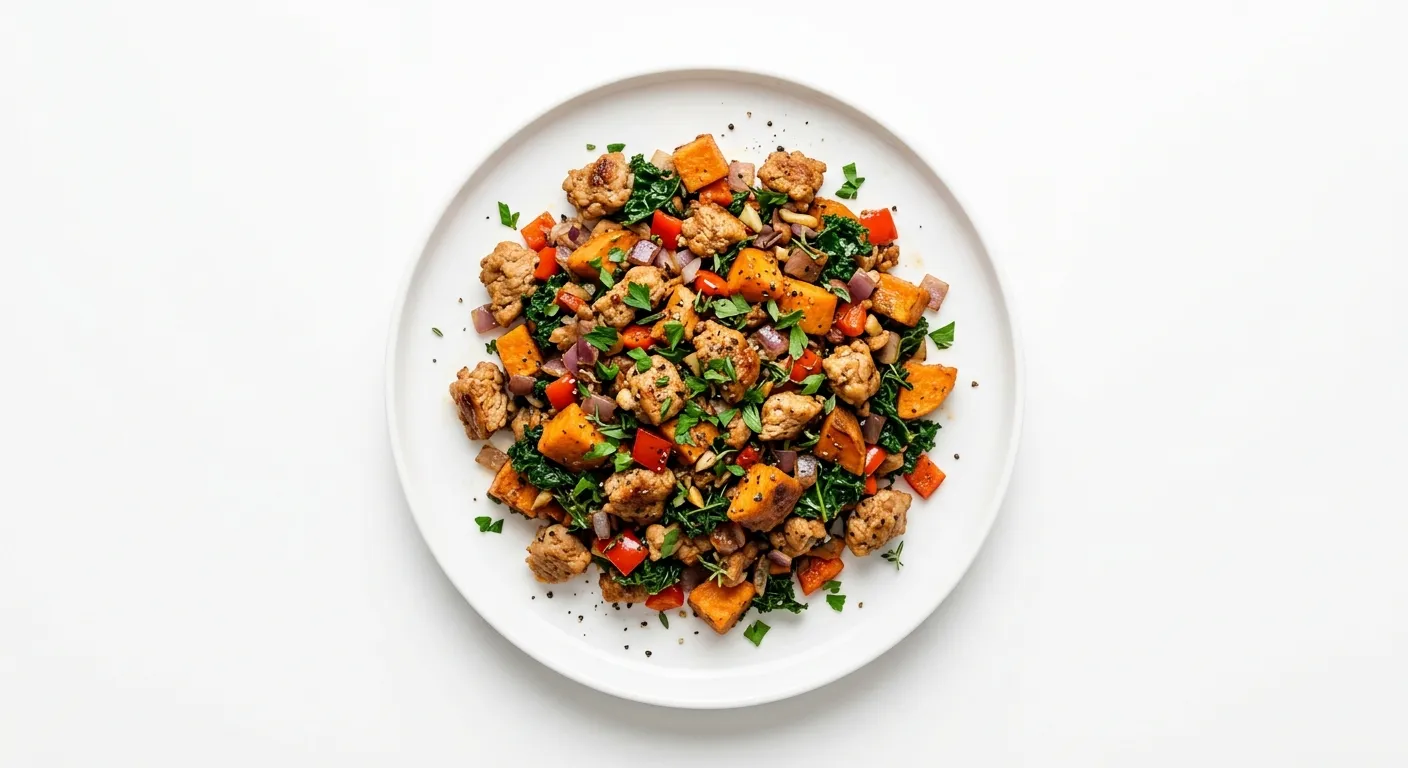 Autumn Turkey and Sweet Potato Skillet