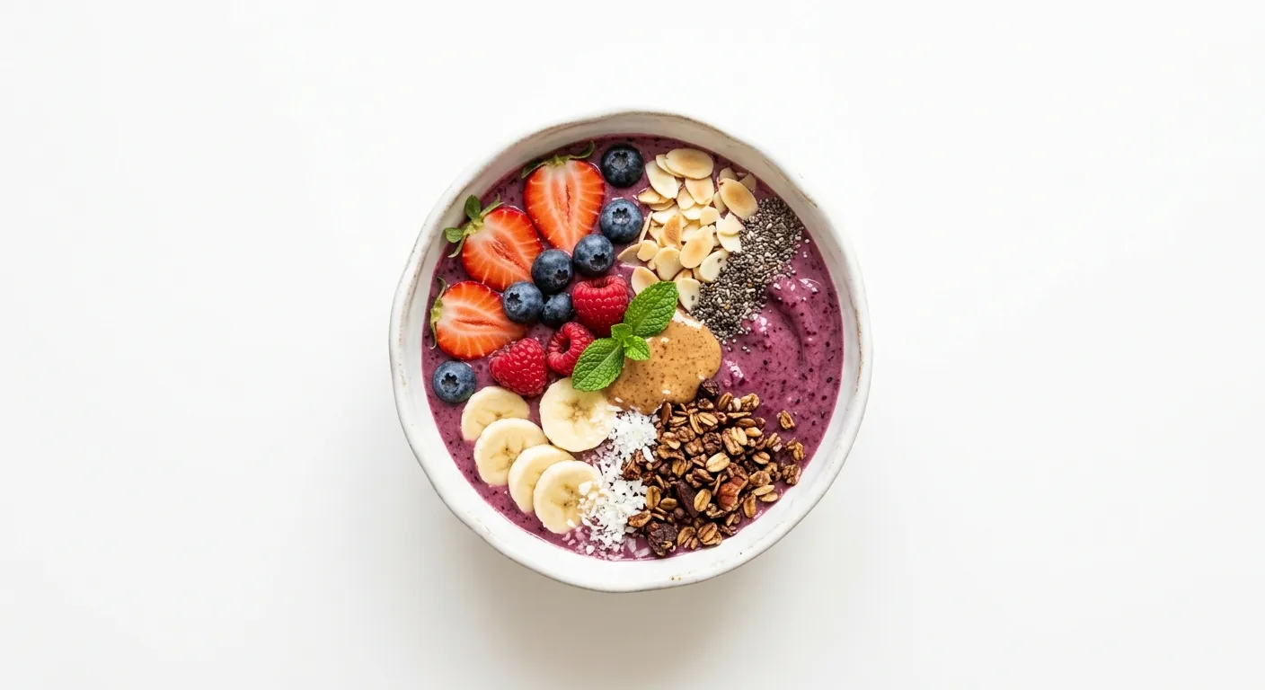 Vegan Breakfast Smoothie Bowl