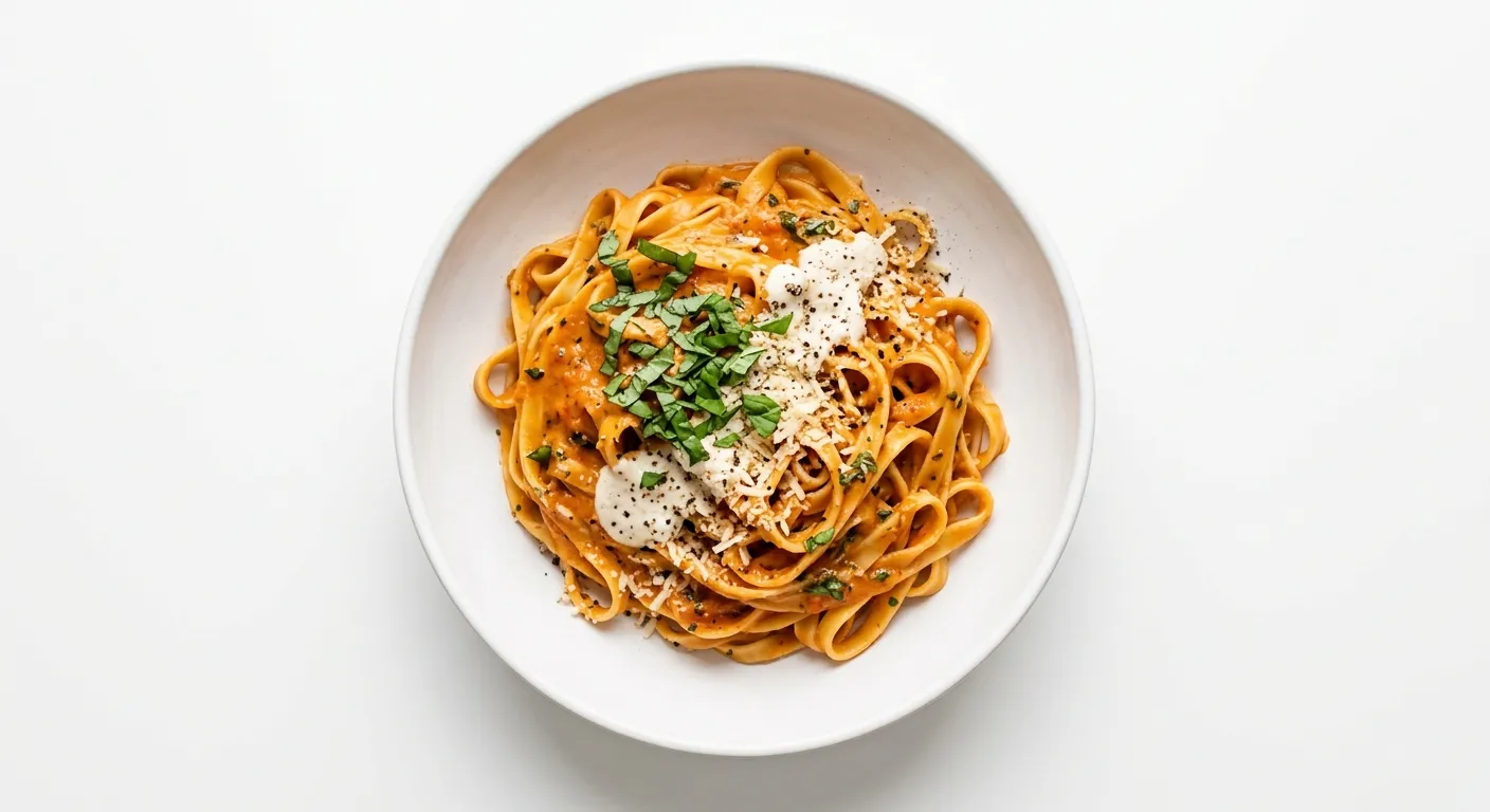 Vegan Creamy Tomato Basil Pasta
