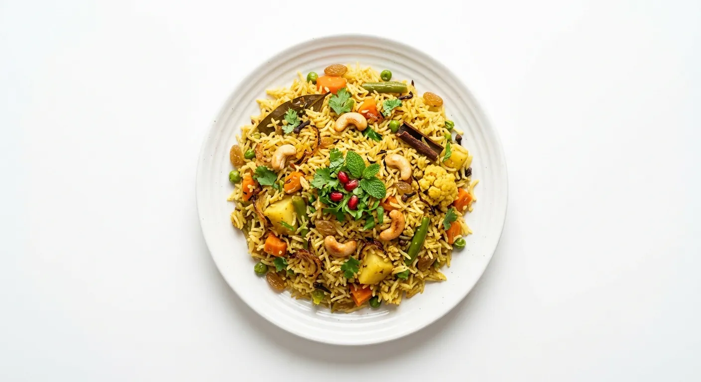 Vegan Indian Vegetable Biryani