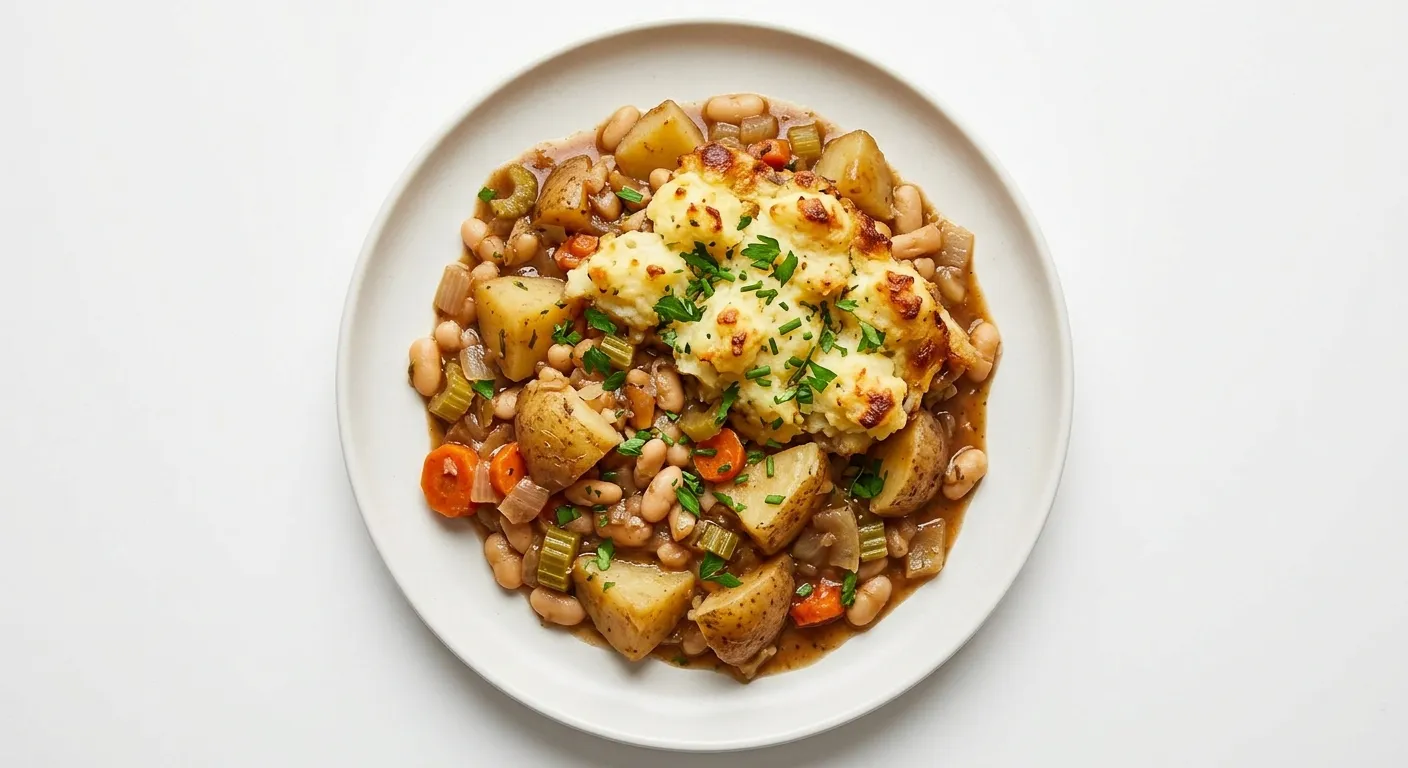 Vegan Irish Potato and Bean Casserole